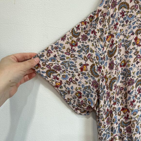 J.Jill Floral Maxi Dress XLP Boho Lightweight Flowy Comfort Chic Cottagecore - Picture 7 of 10